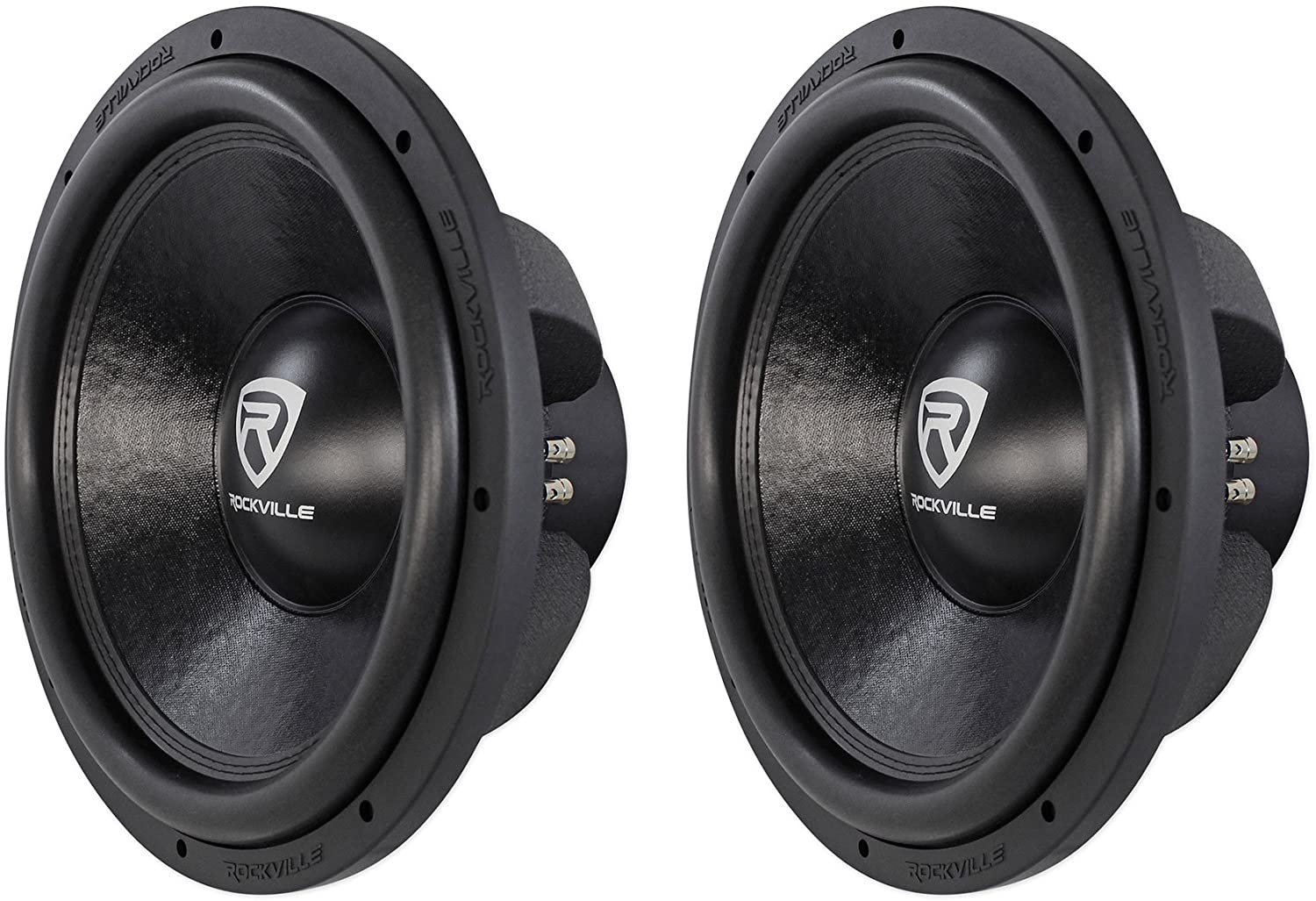 Best 8 10 12 And 15 Inch Competition Subwoofers   Rockville 8000w Car Subwoofers Dual 2 Ohm 