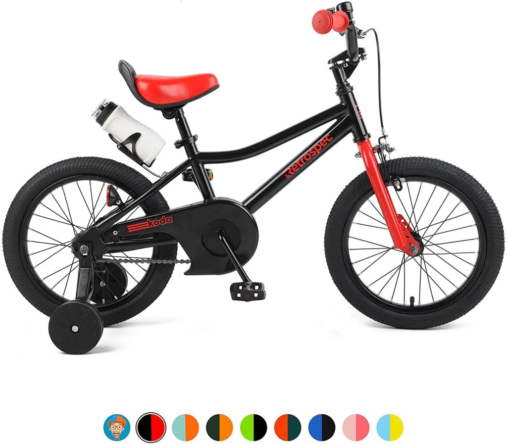 best bike with training wheels for 5 year old